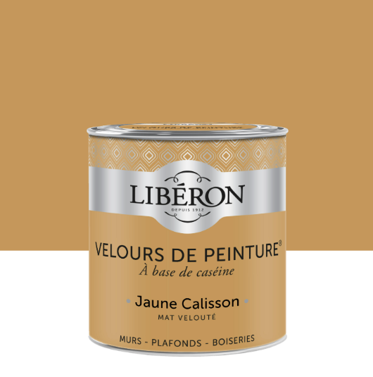 Peinture mur et plafond jaune calisson velours LIBÉRON Velours de peinture® 0.5l
