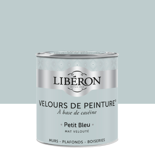 Peinture mur et plafond petit bleu velours LIBÉRON Velours de peinture® 0.5L