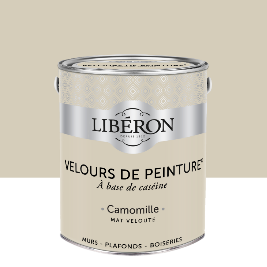 Peinture mur et plafond camomille velours LIBÉRON Velours de peinture® 2.5L