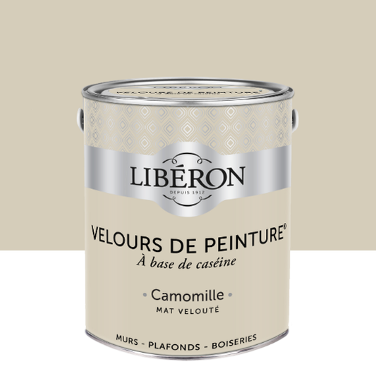 Peinture mur et plafond camomille velours LIBÉRON Velours de peinture® 2.5L