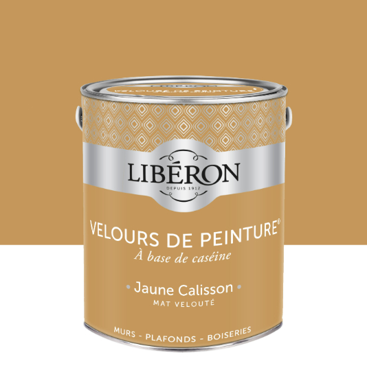 Peinture mur et plafond jaune calisson velours LIBÉRON Velours de peinture® 2.5l