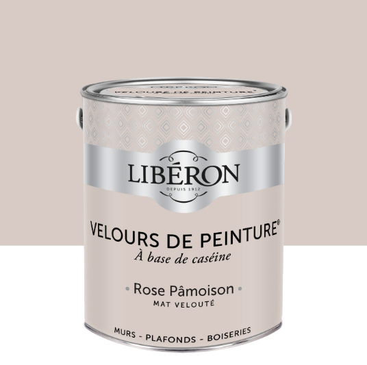 Peinture mur et plafond rose pâmoison velours LIBÉRON Velours de peinture® 2.5L