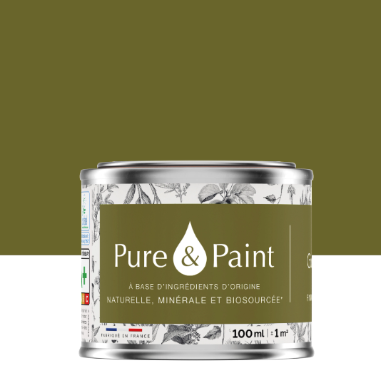 Peinture mur et plafond goémon velours PURE & PAINT , 0.1L