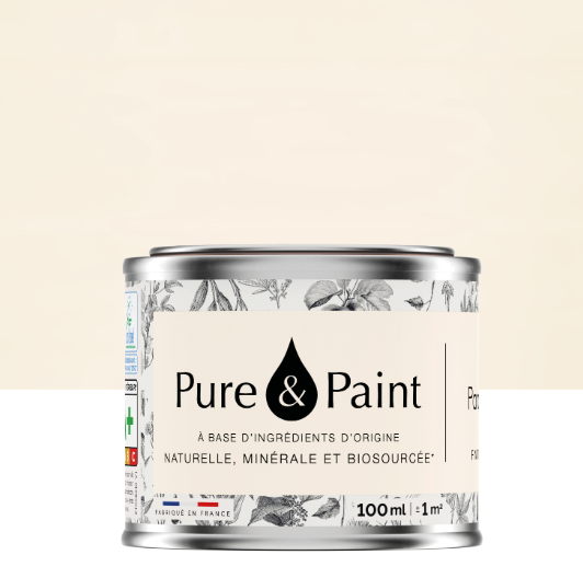 Peinture mur et plafond parchemin velours PURE & PAINT , 0.1L