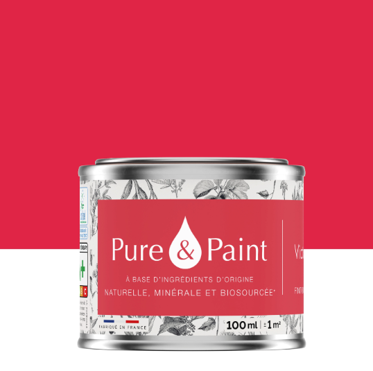 Peinture mur et plafond victorine velours PURE & PAINT , 0.1L
