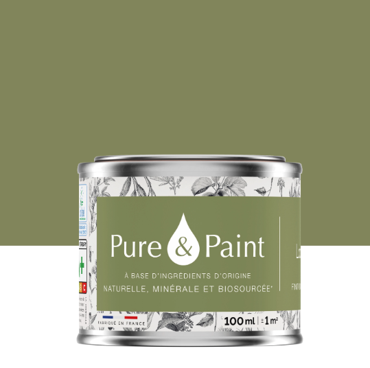 Peinture mur et plafond loden velours PURE & PAINT , 0.1L