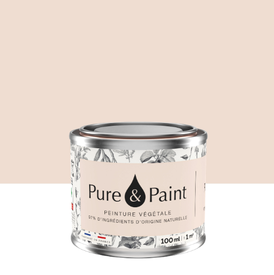 Peinture mur et plafond plumetis velours PURE & PAINT , 0.1L