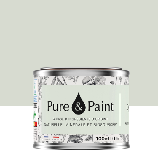 Peinture mur et plafond oyster velours PURE & PAINT , 0.1L