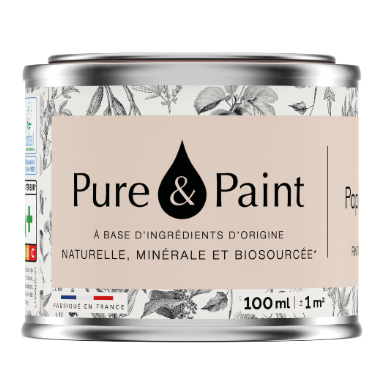 Peinture mur et plafond papier kraft velours PURE & PAINT , 0.1L