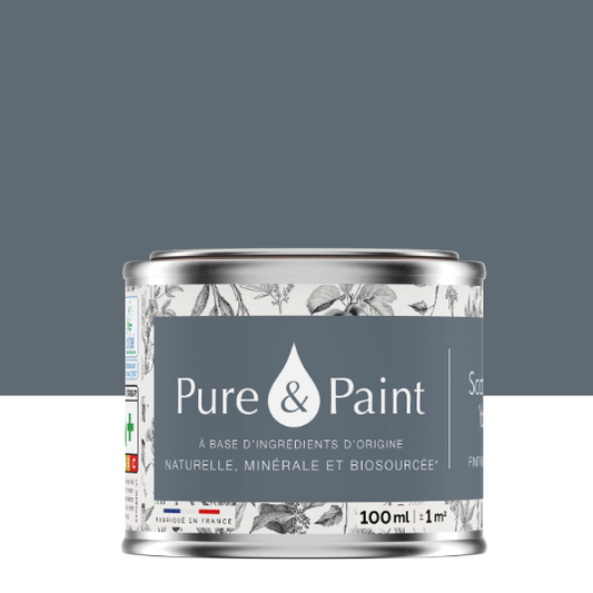 Testeur peinture mur, boiserie, plafond scotland yard velours PURE & PAINT , 0.1