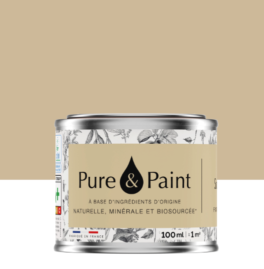 Peinture mur et plafond sarrasin velours PURE & PAINT , 0.1L