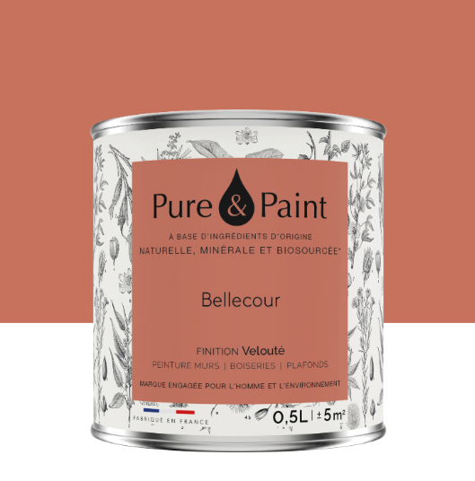 Peinture mur et plafond bellecour velours PURE & PAINT , 0.5L