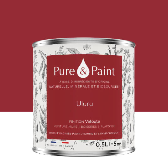 Peinture mur et plafond uluru velours PURE & PAINT , 0.5L