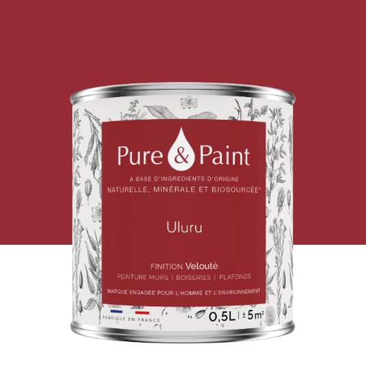 Peinture mur et plafond uluru velours PURE & PAINT , 0.5L