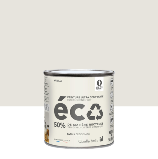Peinture mur vanille satin ID 0.5L