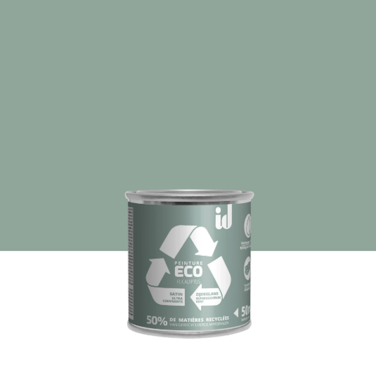 Peinture mur, plafond eucalyptus satin ID Eco 0.05L