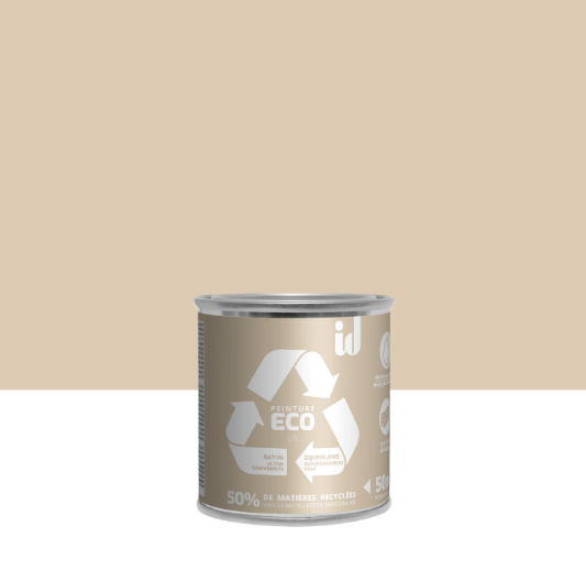 Peinture mur, plafond lin satin ID Eco 0.05L