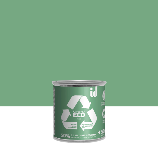 Peinture mur, plafond olive satin ID Eco 0.05L