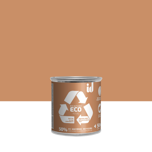 Peinture mur, plafond poterie satin ID Eco 0.05L