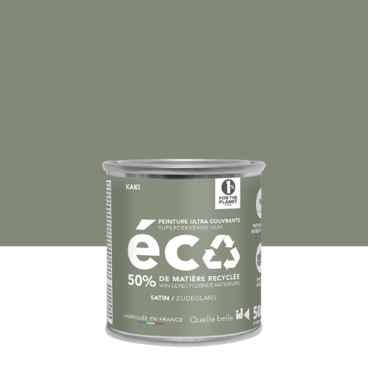 Peinture mur kaki satin ID 0.05L
