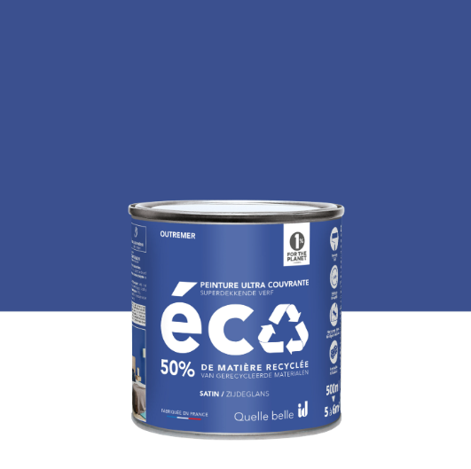 Peinture mur outremer satin ID 0.5L