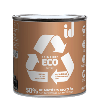 Peinture mur, plafond poterie satin ID Eco 0.5L