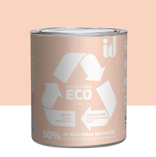 Peinture mur, plafond nude satin ID Eco 2L