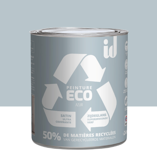 Peinture mur, plafond azur satin ID Eco 2L