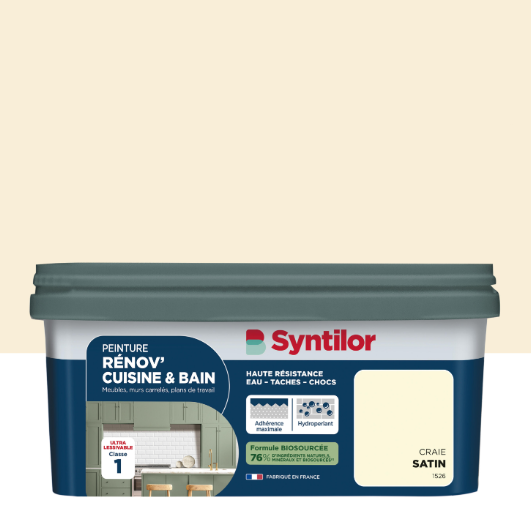 Peinture meuble craie satin SYNTILOR Rénov' cuisine et bain 2L