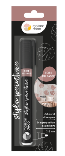 Peinture mur rose satin MAISON DECO 0.01L