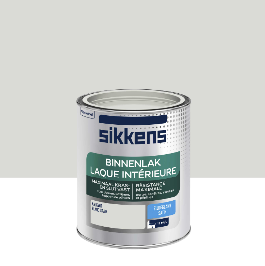 Peinture boiserie, radiateur blanc craie satin SIKKENS Laque intérieure 0.75L