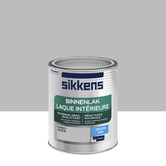 Peinture boiserie, radiateur gris béton satin SIKKENS Laque intérieure 0.75L