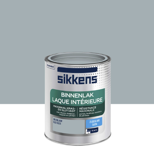 Peinture boiserie, radiateur bleu silex satin SIKKENS Laque intérieure 0.75L