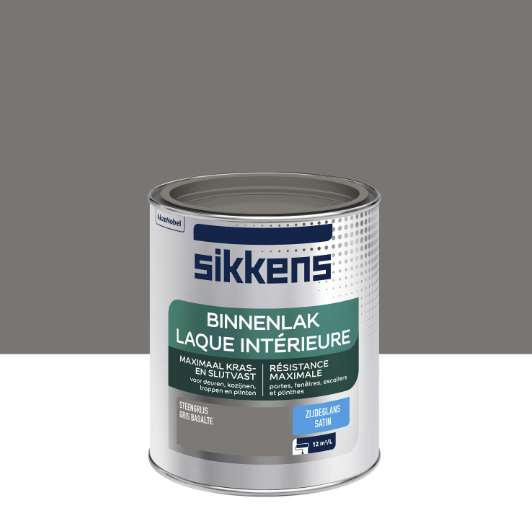 Peinture boiserie, radiateur gris basalte satin SIKKENS Laque intérieure 0.75L