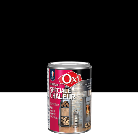 Peinture noir mat OXI Spécial chaleur 250ML