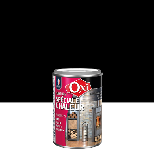 Peinture noir mat OXI Spécial chaleur 250ML