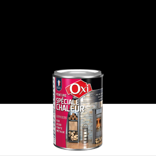 Peinture Spécial chaleur noir satiné OXI 250ML