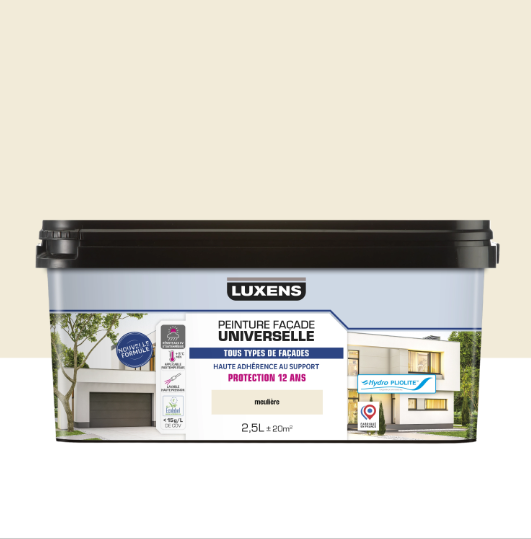 Peinture extérieure façade Universelle LUXENS meulière mat 2.5l