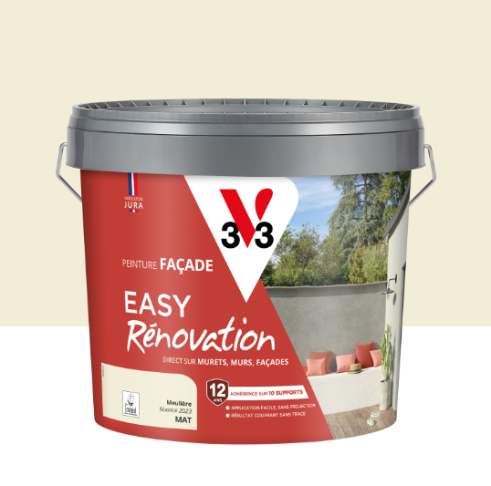 Peinture extérieure façade Easy rénovation V33 meulière mat 10l