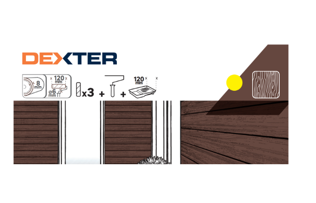 Kit de peinture pour appliquer de la peinture à effet, DEXTER