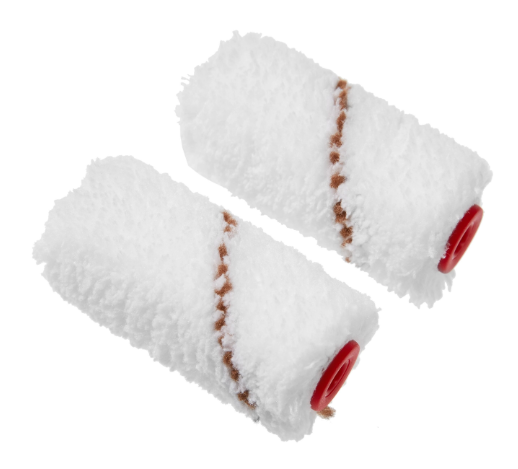 Lot de 2 mini manchons lasure, huile et saturateur pour mur lisse DEXTER l.60 mm