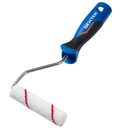 Minirouleau laque pour multisupport (bois, fer, métaux, pvc), DEXTER, l.110 mm