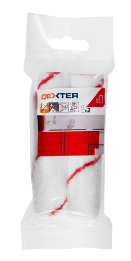 Lot de 2 recharge de rouleau à peinture pour laquer l.110 mm DEXTER