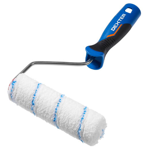 Minirouleau toute peinture pour mur lisse, DEXTER, l.120 mm