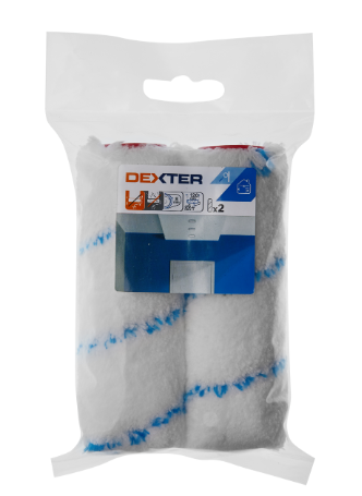 Lot de 2 recharge de rouleau à peinture pour peindre une surface lisse l.120 mm