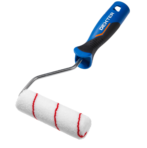 Minirouleau laque pour multisupport (bois, fer, métaux, pvc), DEXTER, l.120 mm