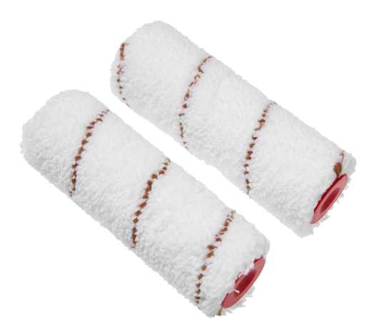 Lot de 2 mini manchons lasure, huile et saturateur pour bois, DEXTER, l.120 mm