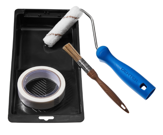 Lot de rouleaux pour vernir, huiler, vitrifier, lasurer et saturer DEXTER