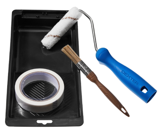 Kit d'outils pour lasurer, vernir ou huiler 110mm, DEXTER