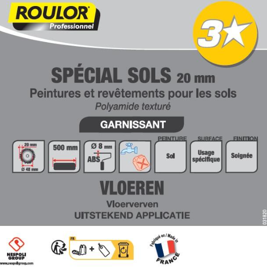 Recharge grosse charge NESPOLI 500mmx18mm